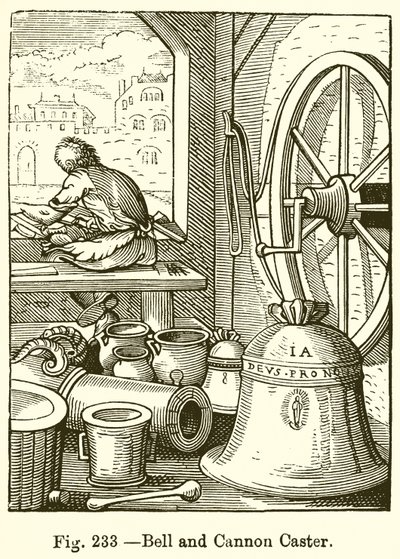 Fondeur de cloches et de canons - French School