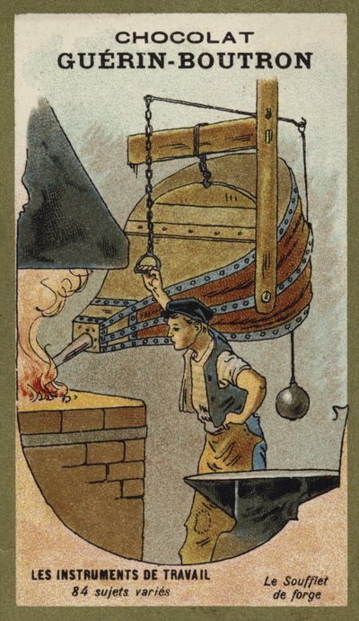 Soufflet dans une forge - French School