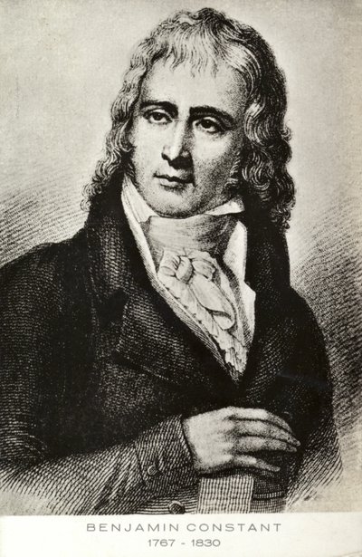 Benjamin Constant (1767-1830), homme politique et écrivain français d