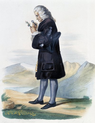 Bernard de Jussieu - dans « Le Plutarque français », par Mennechet - French School