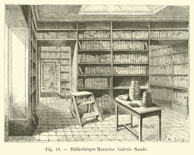 Bibliothèque Mazarine, Galerie Naudé - French School