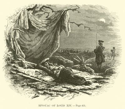 Bivouac de Louis XIV - French School
