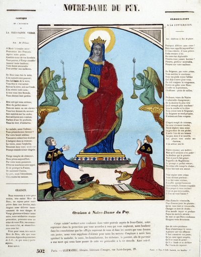 Vierge noire : Oraison à Notre-Dame du Puy - image d