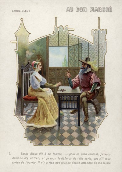 Barbe-Bleue interdit à sa femme d