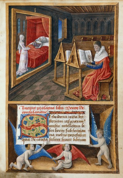 Boèce et la Philosophie, illustration de 