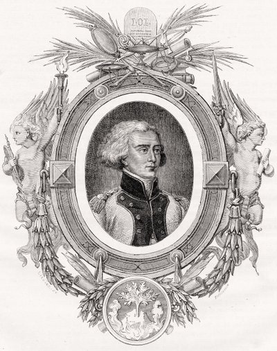 Bon-Adrien Jeannot de Moncey, duc de Conegliano, gravé par Pannemaker-Ligny d