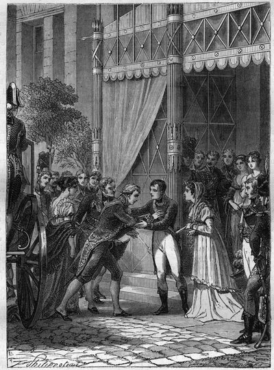 Bonaparte et Joséphine de Beauharnais reçoivent le jeune roi d
