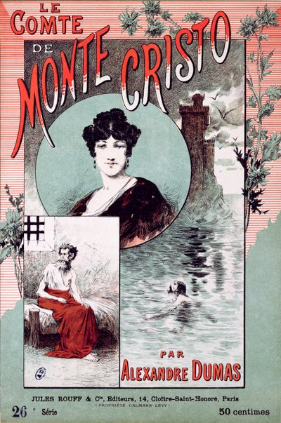 Couverture du livre Le Comte de Monte Cristo par Alexandre Dumas Père (1802-70) - French School
