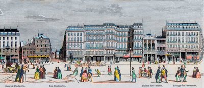 Boulevard Poissonnière et Boulevard Montmartre - bazar de l