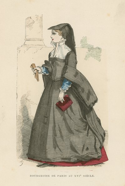 Bourgeoise parisienne, XVIe siècle - French School