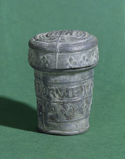 Boîte pour orviétan (plomb) - French School