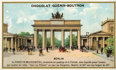 Porte de Brandebourg, Berlin - French School