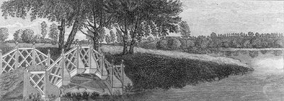 Pont dans le parc de Windsor, de 
