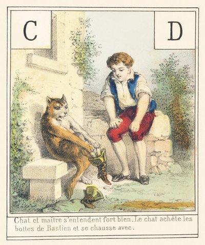 C D : Le chat et le maître s