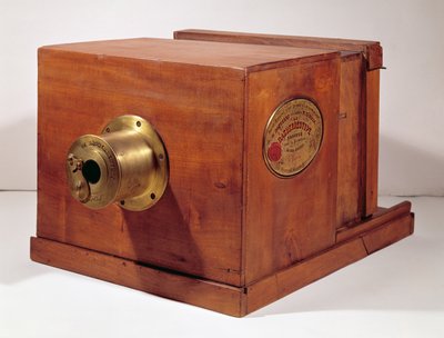 Appareil photo utilisé par Louis-Jacques Daguerre (1787-1851) - French School