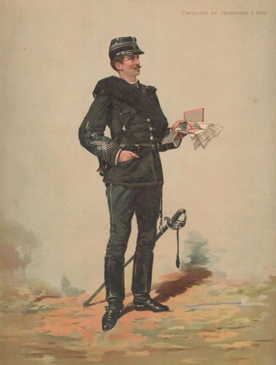 Capitaine de Chasseurs à Pied - French School