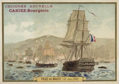 Capture de Malte par les Français, 12 juin 1798 - French School