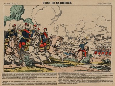 Capture de Sarrebruck par les Français, Guerre franco-prussienne, 2 août 1870 - French School