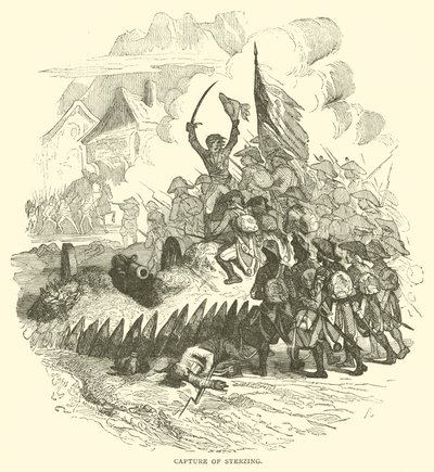 Capture de Sterzing (gravure) - French School