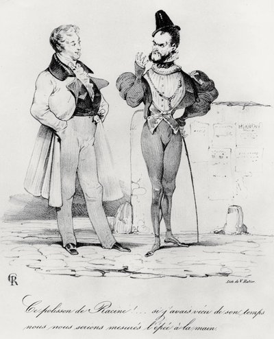 Caricature des Drames romantiques à l