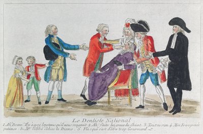 Caricature de la nationalisation des biens de l