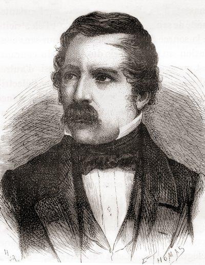 Carl August von Steinheil, extrait de Les Merveilles de la Science, publié vers 1870 (gravure) - French School