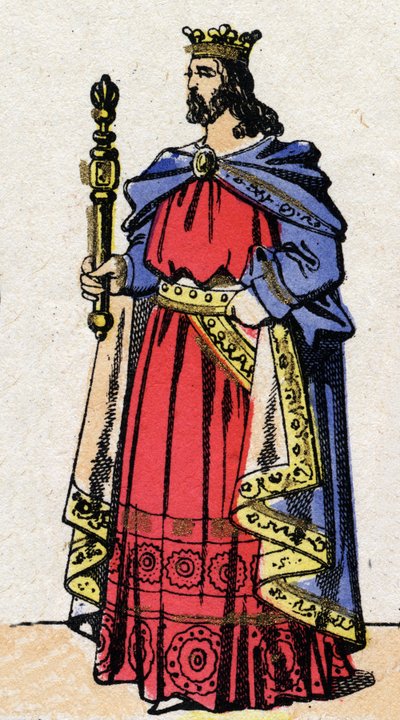 Dynastie carolingienne : Portrait de Louis IV, dit d