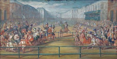 Carrousel des Amazones en 1682 - French School