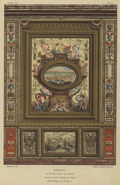 Boiseries sculptées, peintes et dorées - French School
