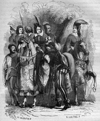Affaire de la Tour de Nesle : Princesse Marguerite de Bourgogne (1290-1315) et ses deux sœurs (Jeanne et Blanche) accusées d
