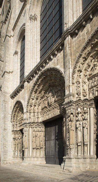 Cathédrale de Chartres, portail royal façade ouest - French School
