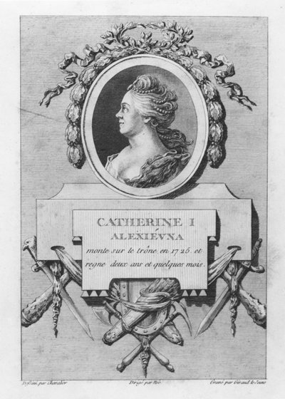 Catherine I de Russie - French School