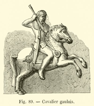 Cavalier gaulois - French School