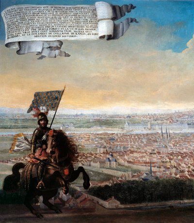 Vue de Paris depuis le Faubourg Saint Jacques (détail) - French School