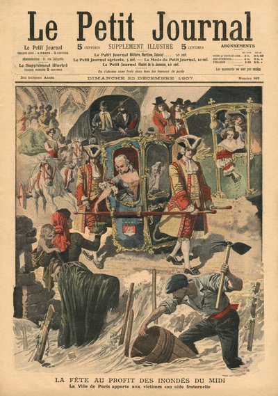 Célébration donnée par la Ville de Paris au profit des victimes des inondations dans le sud de la France, illustration du 
