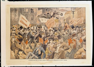 Célébrations dans les rues de Londres après l
