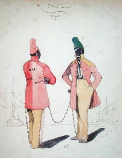 Forçats enchaînés à Brest - French School