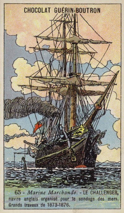 Challenger, navire britannique équipé pour une expédition océanographique - French School