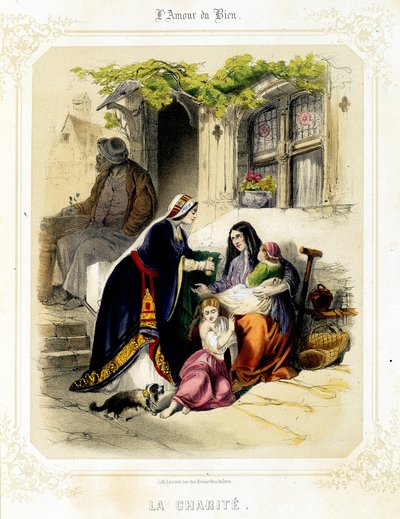 Charité. Dans l