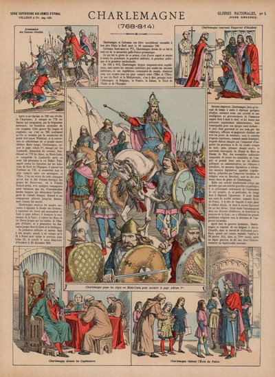 Charlemagne, 768-814 - French School