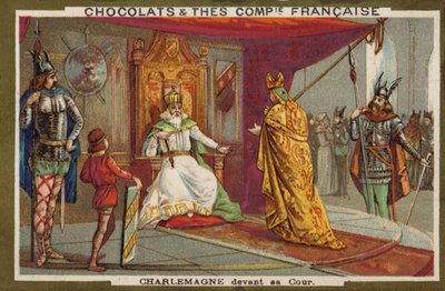 Charlemagne et sa cour - French School