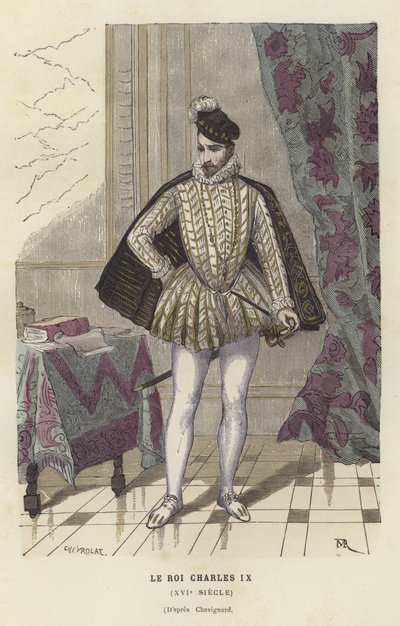 Charles IX, Roi de France, 16ème siècle - French School