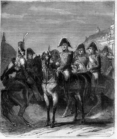 Charles X (1757-1836), roi de France. Gravure dans « Histoire des Papes-Rois-Reines et Empereurs à travers les siècles » par Maurice Lachâtre - French School