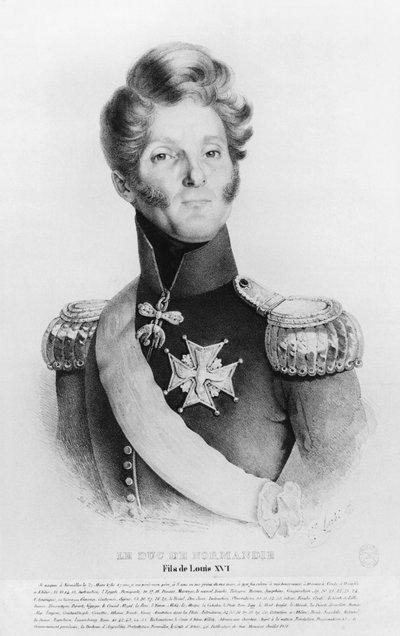 Charles de Bourbon, duc de Normandie, ou baron Richemont, prétendant au trône de France comme roi Louis XVII, c.1831-35 - French School