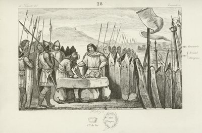 Charles le Gros paie les Vikings 700 pièces d