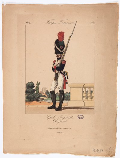 Chasseur de la Garde impériale, troupes françaises no. 4 - French School