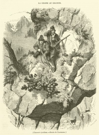 Chasseurs tyroliens - French School