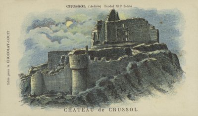 Château de Crussol, Crussol, Ardèche - French School