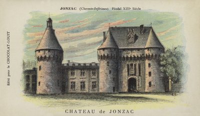 Château de Jonzac, Jonzac, Charente-Inférieure - French School