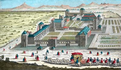 Château de Vincennes près de Paris - au XVIIIe siècle - French School